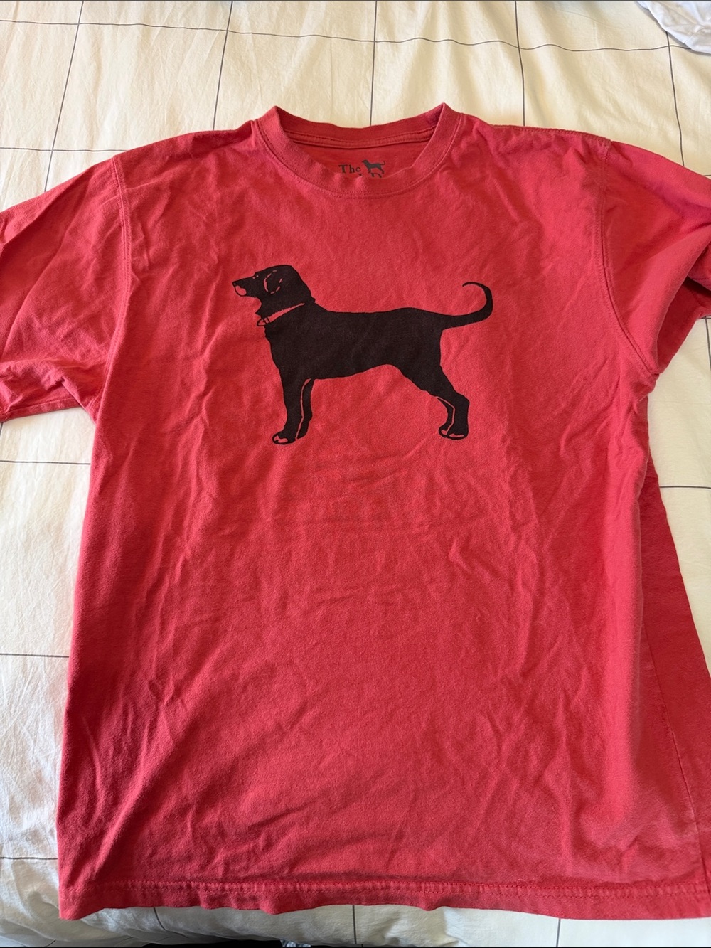 The Black Dog Red T Shirt